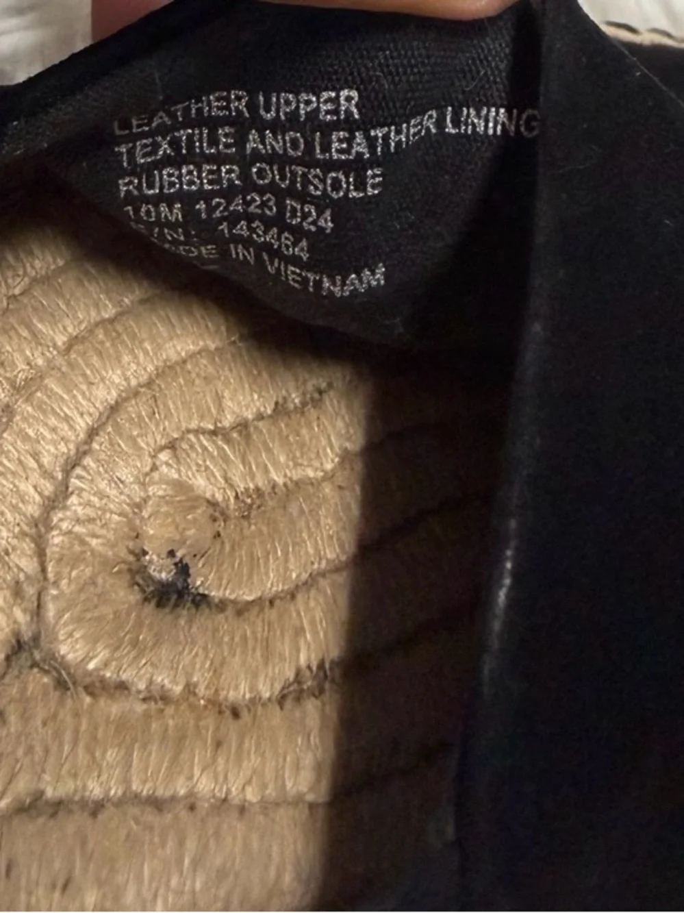 Tory Burch Black Suede Platform Espadrilles Double T Logo Size 10